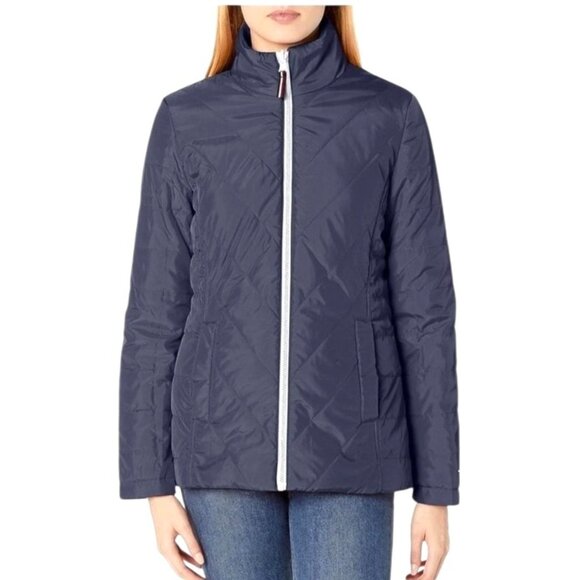 Tommy Hilfiger Women's 3 in 1 All Weather System Hooded Jacket Medium - Picture 8 of 12
